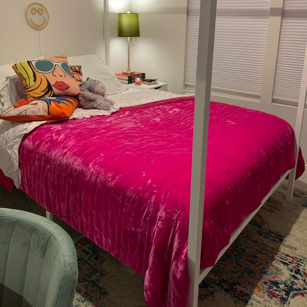 Opalhouse Pink Velvet Comforter